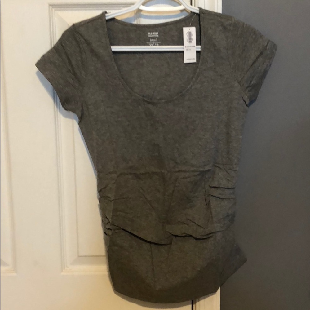 Short sleeve maternity shirt XS